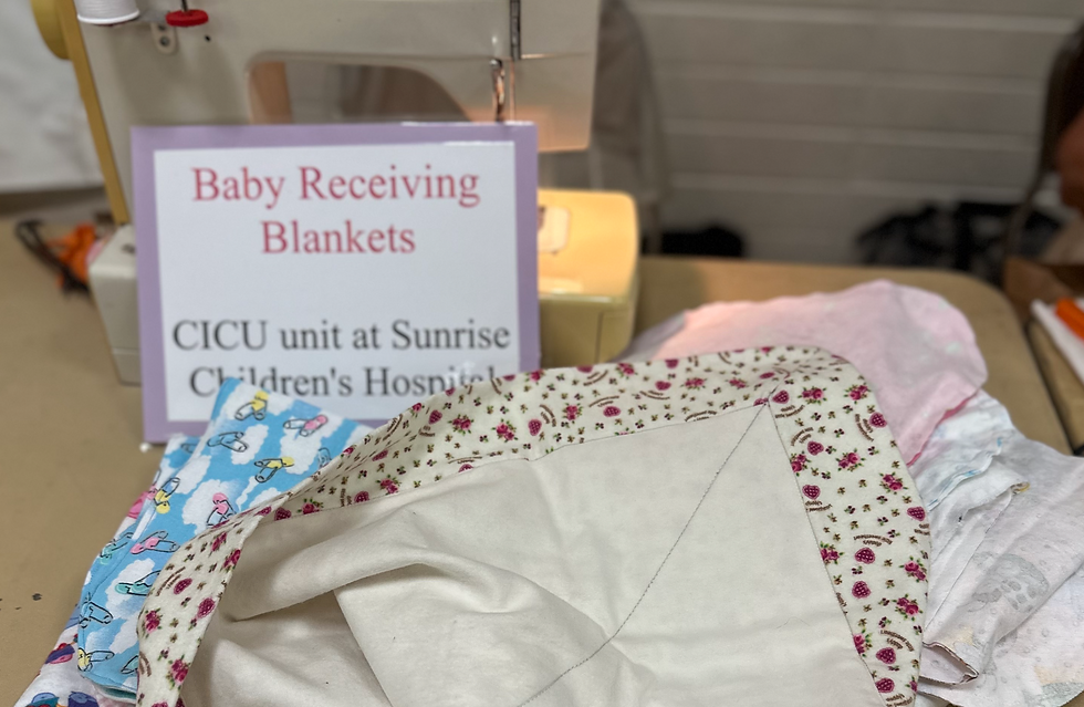 Making Receiving Flannel Blankets