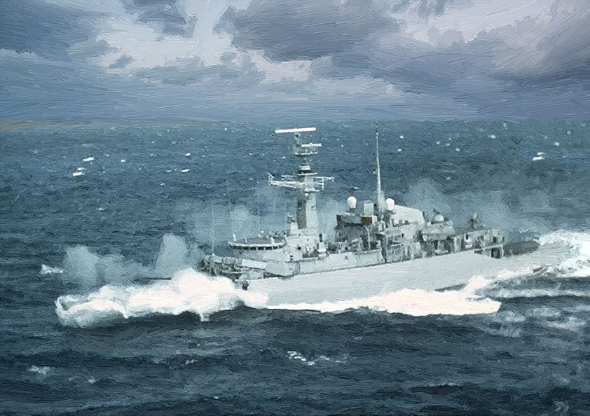 HMS ARDENT "A Tad Roughers"