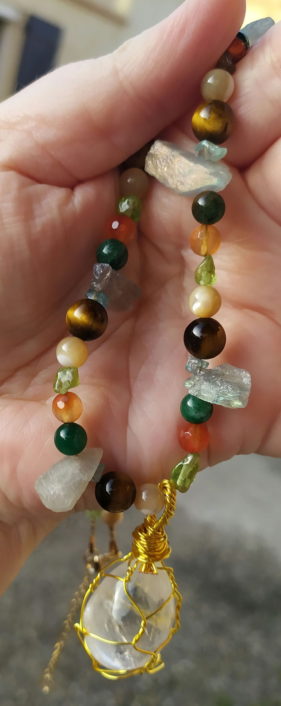 Miniature : Collier Renaissance et clairvoyance 