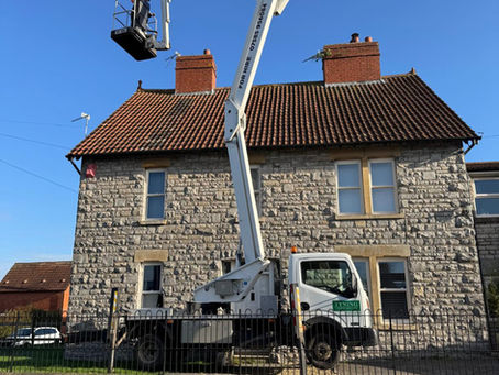 Operated Cherry Picker Hire for Trades in Bath and Somerset with Tyning Landscapes
