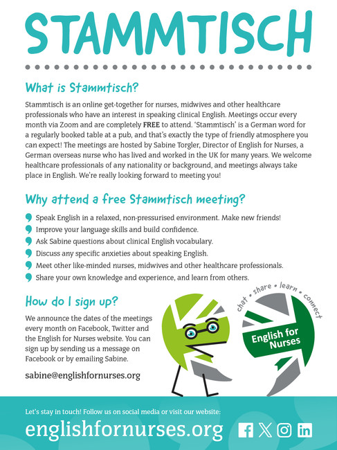 English for Nurses Stammtisch