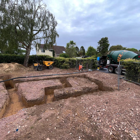 Dean Concrete Pumping Footings