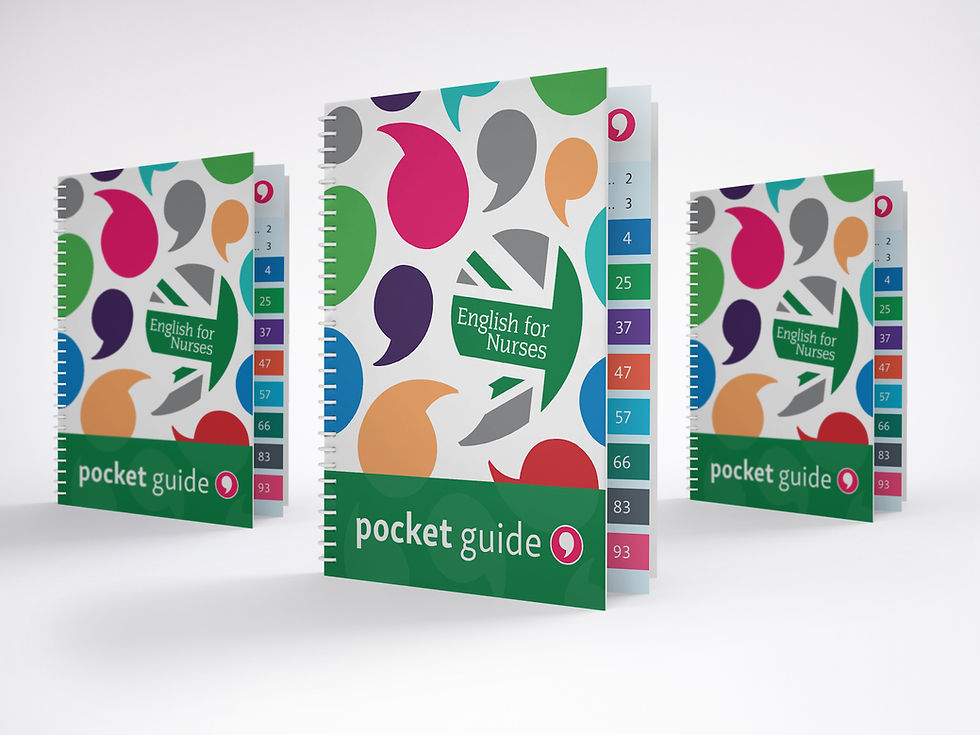 Thumbnail: English for Nurses AND Midwives Pocket Guide Bundle for German speakers