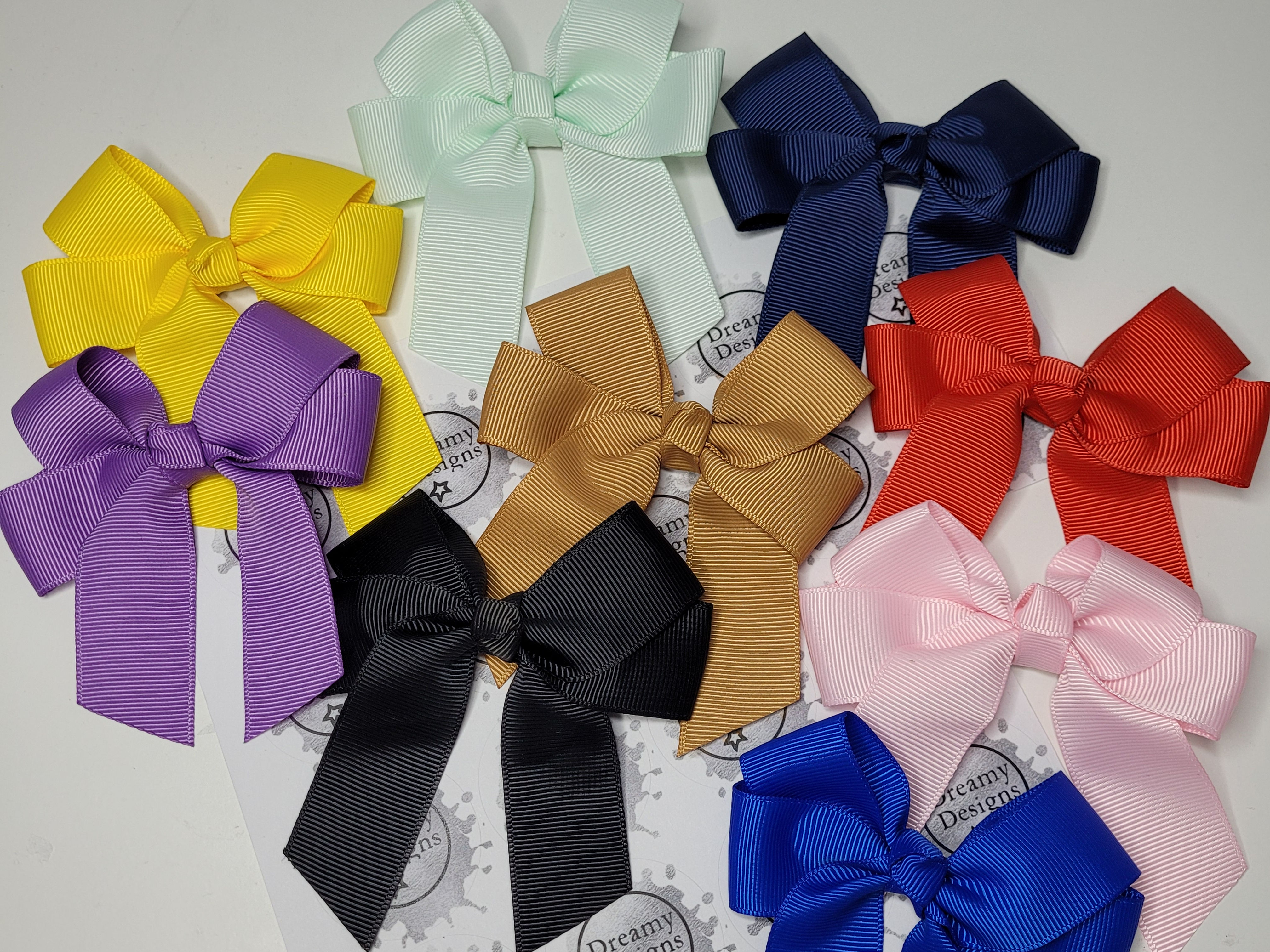 Personalised clip in bow 🎀 