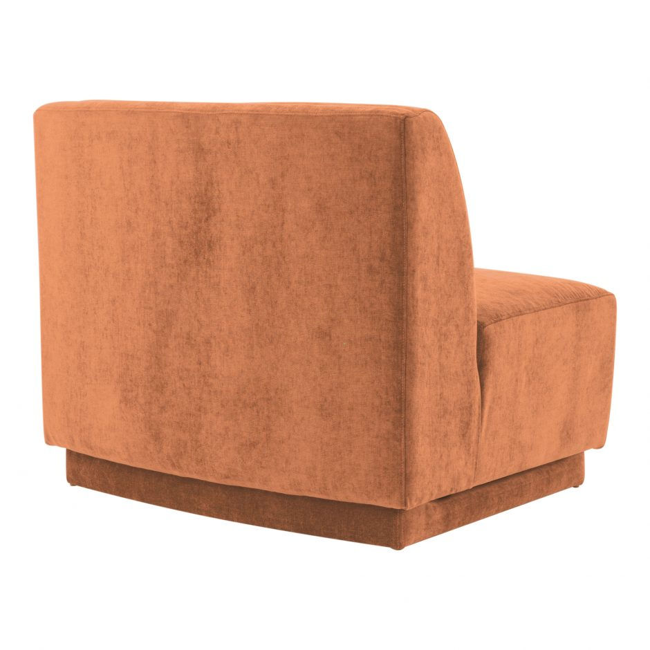 Thumbnail: YOON SLIPPER CHAIR RUST