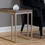 Thumbnail: Arden C-shaped End Table - Gold - Raw Umber