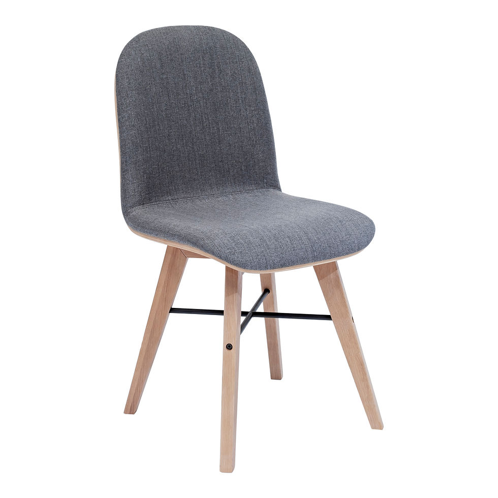 Thumbnail: NAPOLI DINING CHAIR GREY-M2
