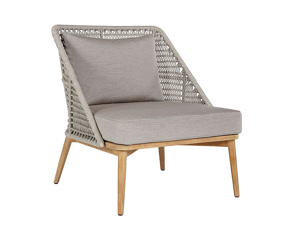 Andria Lounge Chair - Taupe