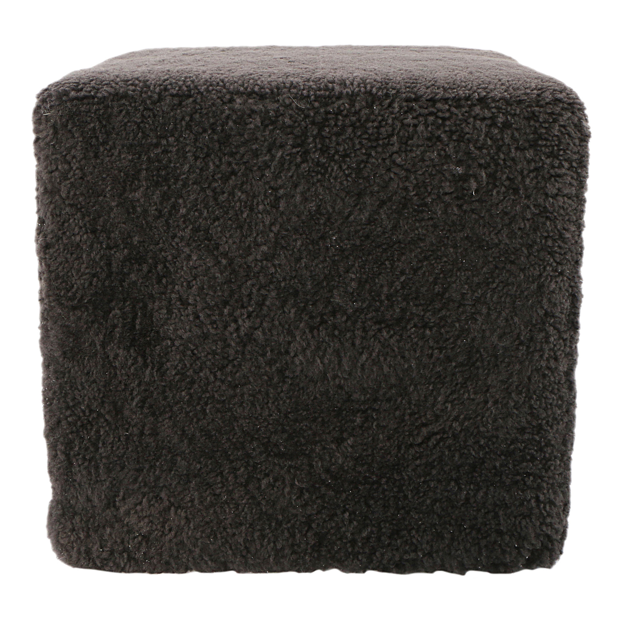 SHEPHERD WOOL STOOL DARK GREY