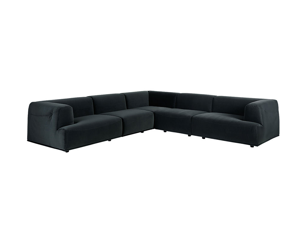 Darren Sectional Set - Smokescreen