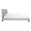 Thumbnail: ELIZA QUEEN BED LIGHT GREY FABRIC