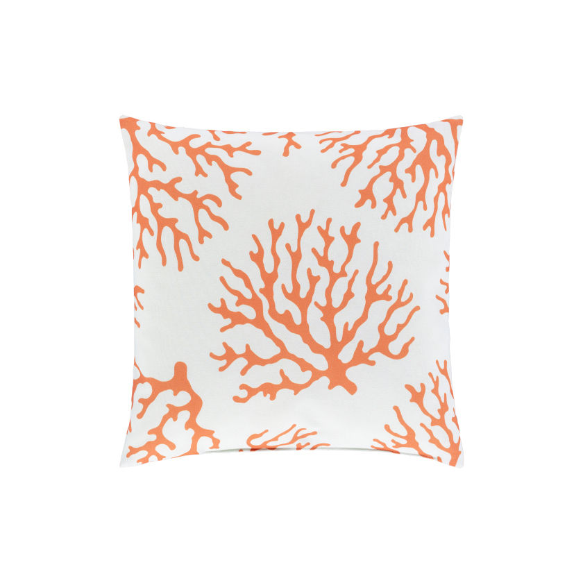 Coral Throw Pillow (4 Colors)