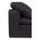 Thumbnail: CLAY ARMLESS CHAIR NUBUCK LEATHER BLACK