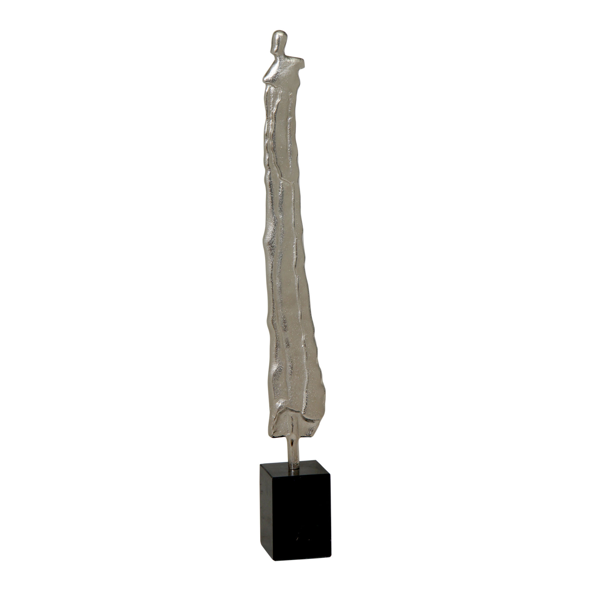 ALUMINUM IMPRESSIONIST STATUE SHORT