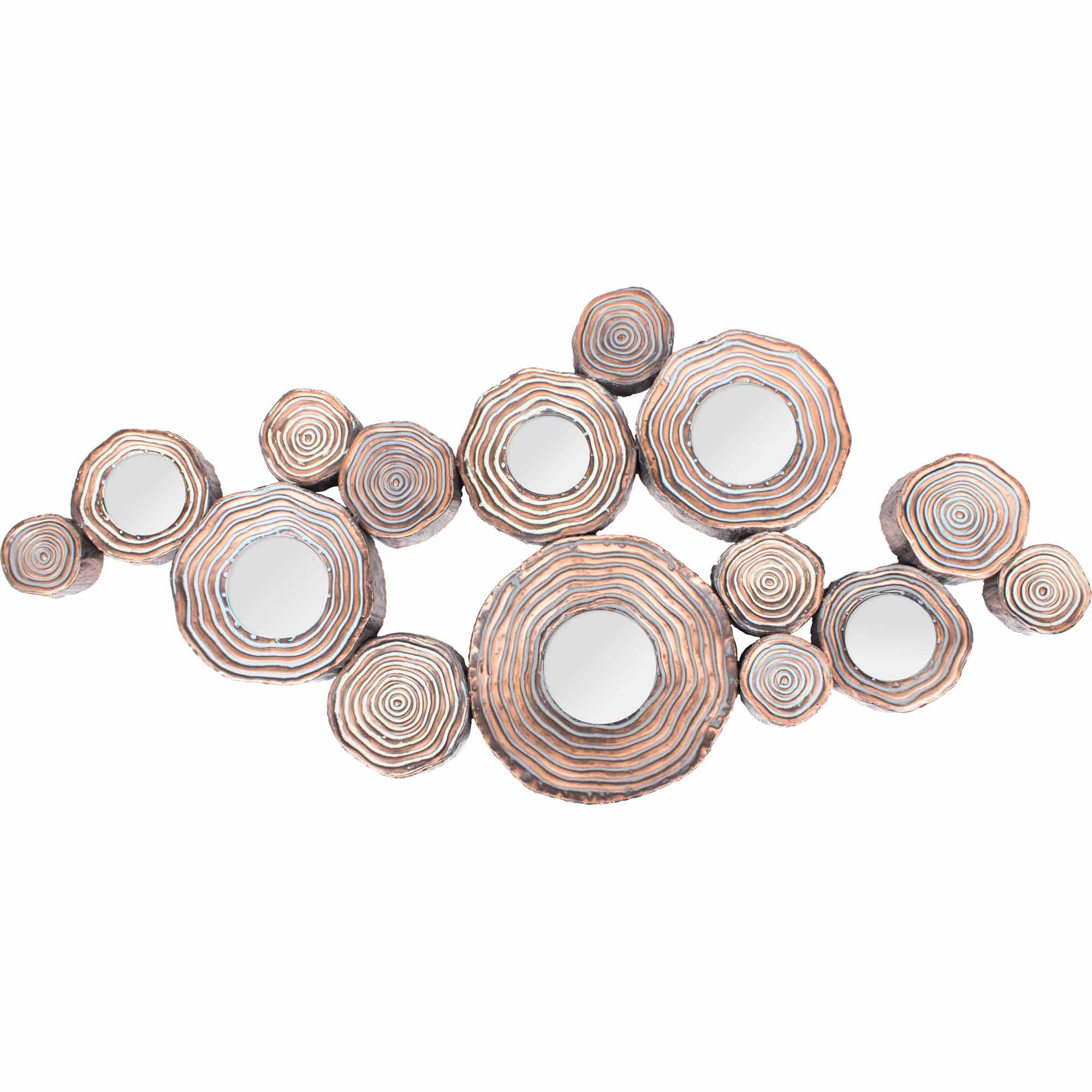 CIRCLE CLUSTER GOLD WALL DÉCOR