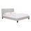 Thumbnail: ELIZA QUEEN BED LIGHT GREY FABRIC