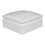 Thumbnail: TERRA CONDO OTTOMAN LIVESMART FABRIC CREAM