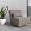 Thumbnail: Carbonia Swivel Lounge Chair - Gray