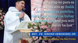 Keep FRC lessons, prayerful attitude, faith in God Dominicans told as 32nd FRC ends