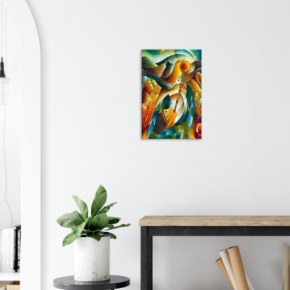 Miniatura: "CANTO A LAS AVES" CANVAS