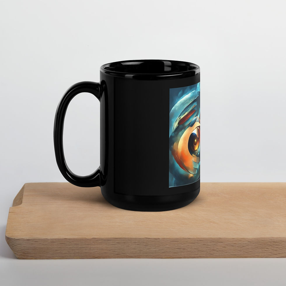 Miniatura: Black Glossy Mug