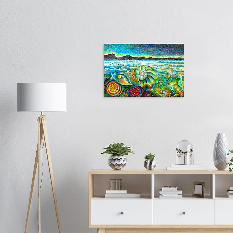 Miniatura: "LA HORA SECRETA DEL AMANECER" CANVAS