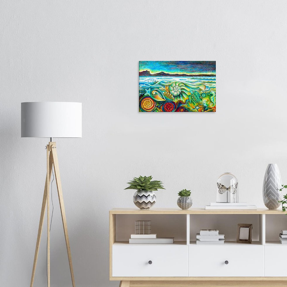 Miniatura: "LA HORA SECRETA DEL AMANECER" CANVAS