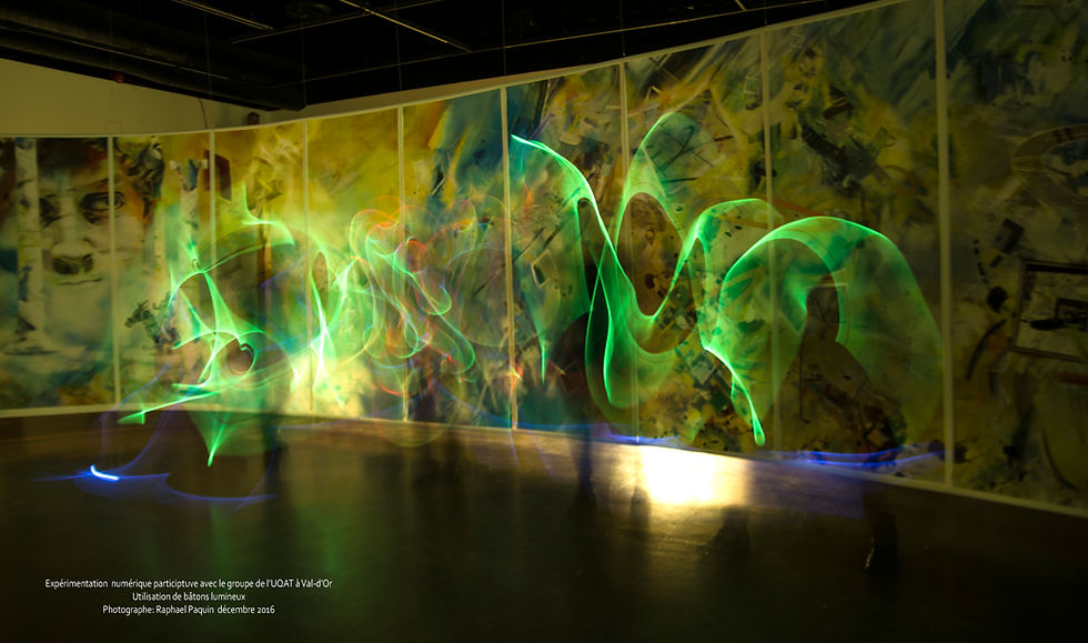 EXPÉRIMENTATION "LIGHT PAINTING"