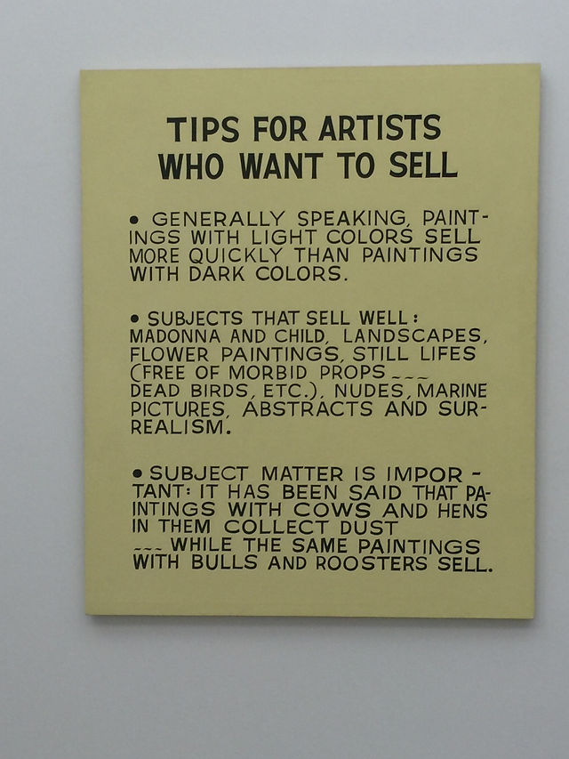 tips for artisits
