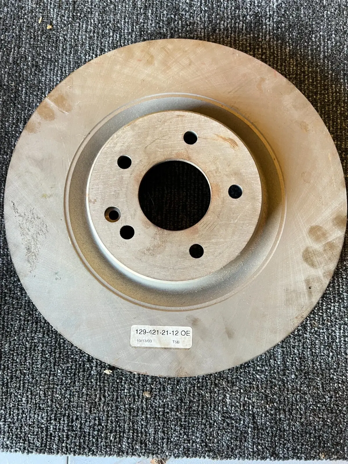 2X GENUINE MERCEDES BRAKE DISCS 129-421-21-12 NEW FIT 90-98 MERCEDES 500SL SL320