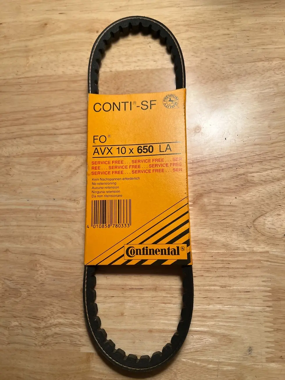 CONTINENTAL CONTITECH V BELT AVX 10 x 650 LA NEW FITS ALFA ROMEO PEUGET RENAULT