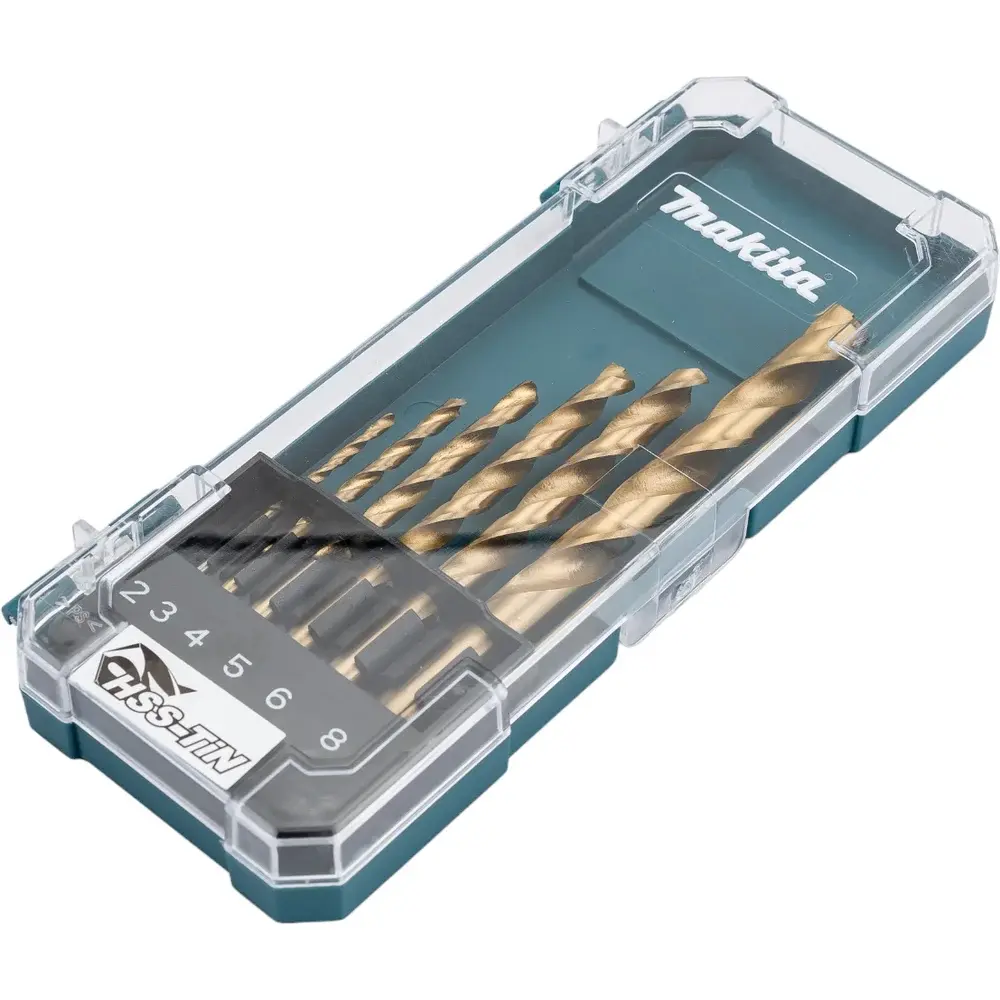 Набір свердел по металу HSS-TiN 6 шт. Makita D-72833