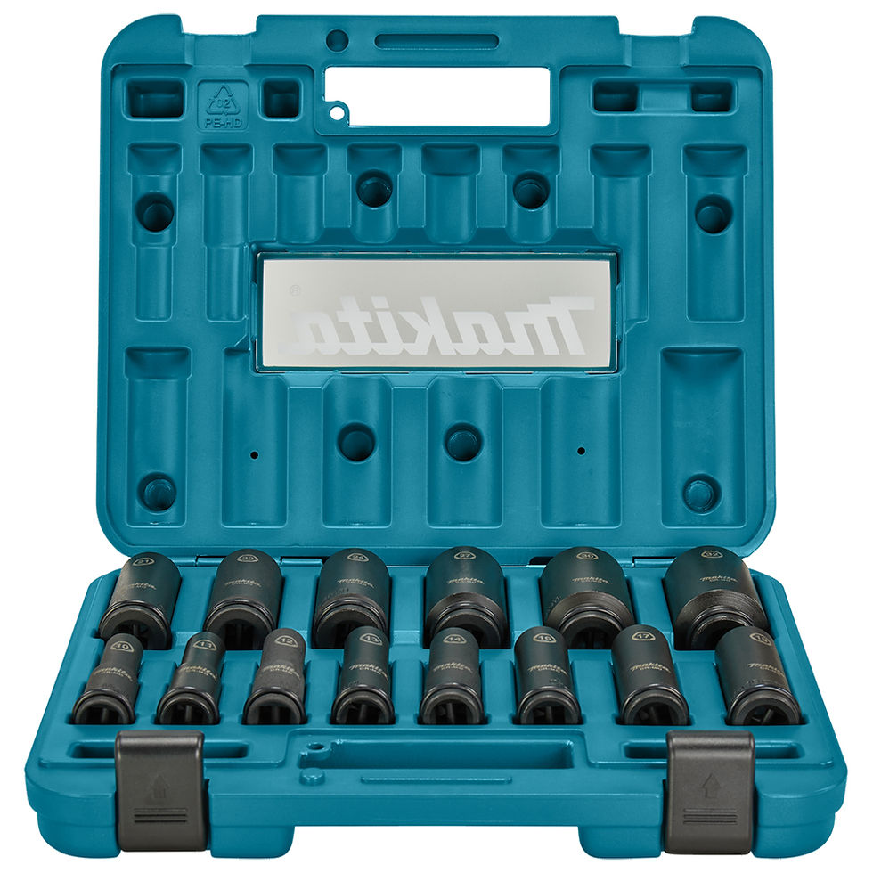 Набір подовжених ударних головок 1/2'' Impact Black 14 шт. Makita E-16586