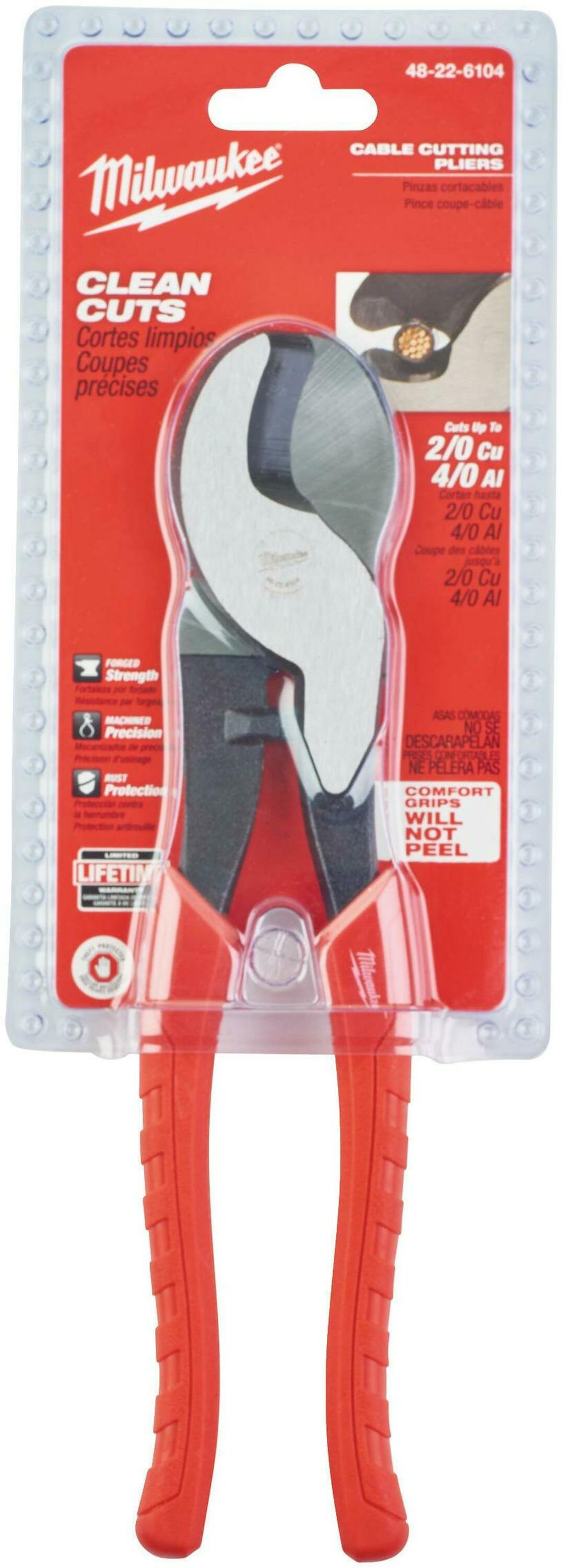 Кабелеріз ручний Cable Cutting Pliers Milwaukee 48226104, придбати у офіційного дилера у Житомирі.