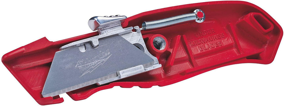 Прев'ю: Ніж висувний HEAVY DUTY з трапецієподібним лезом, Milwaukee 4932471360