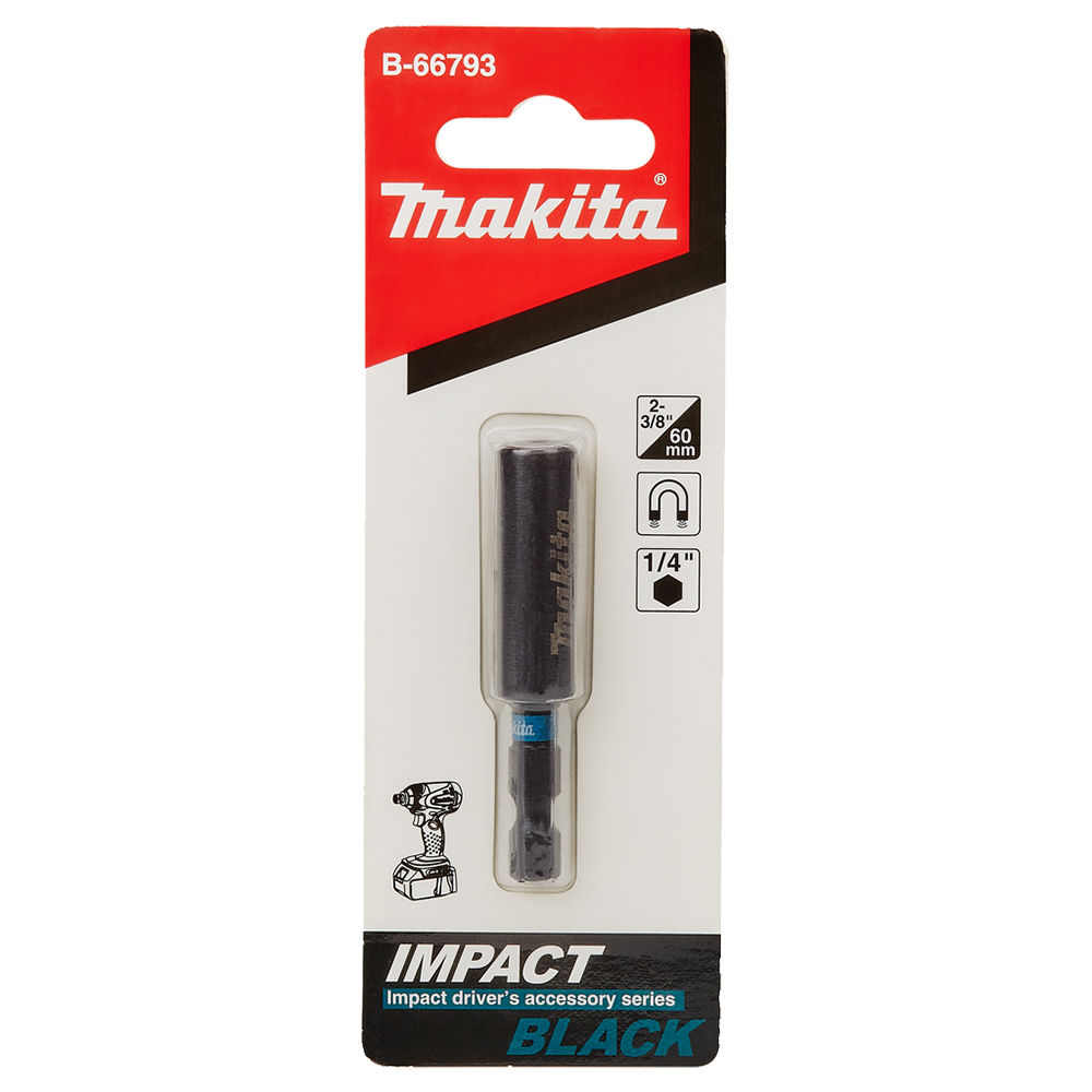 Бітотримач ударний магнітний 60 мм Impact Black Makita B-66793