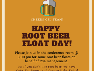 Celebrating Root Beer Float Day