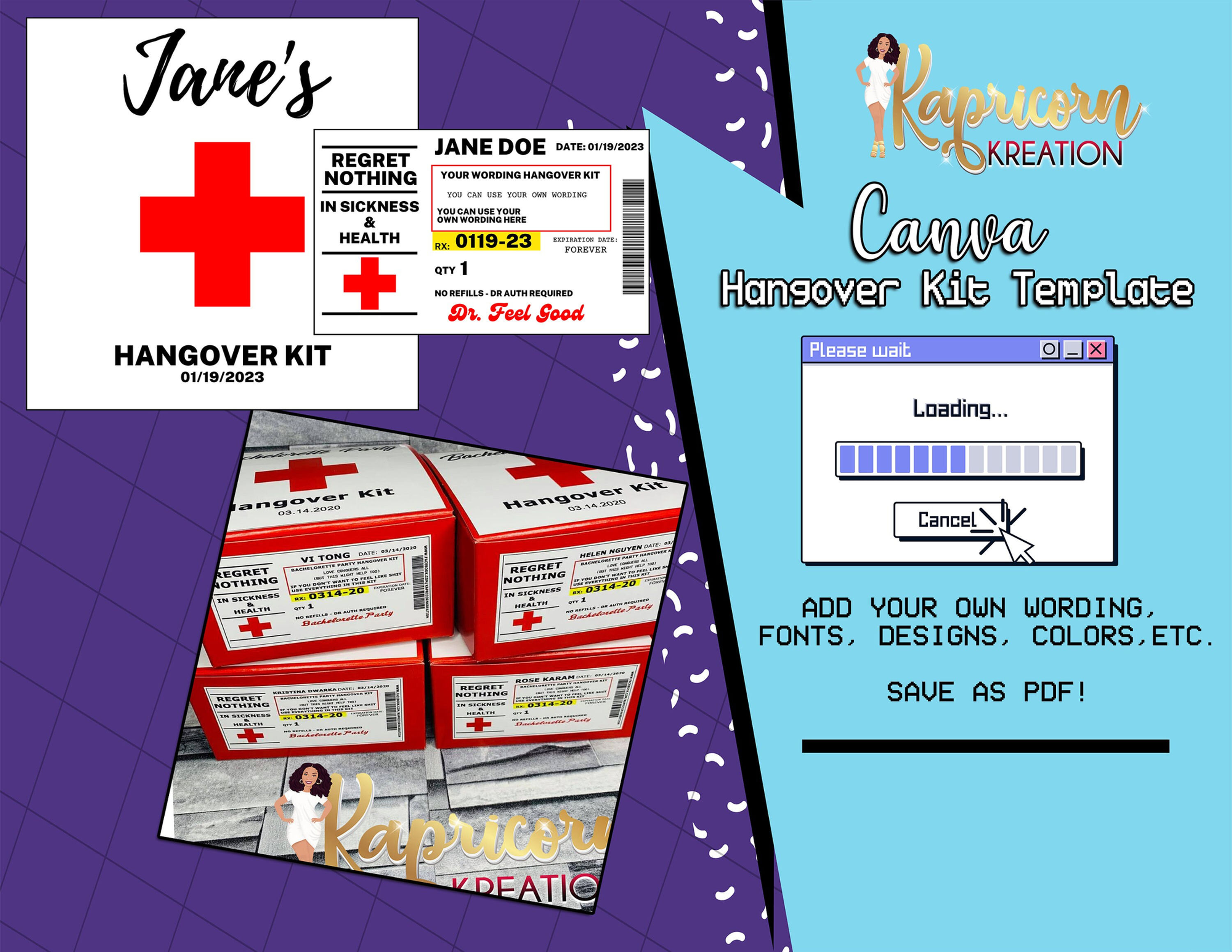 Canva Emergency Kit Template