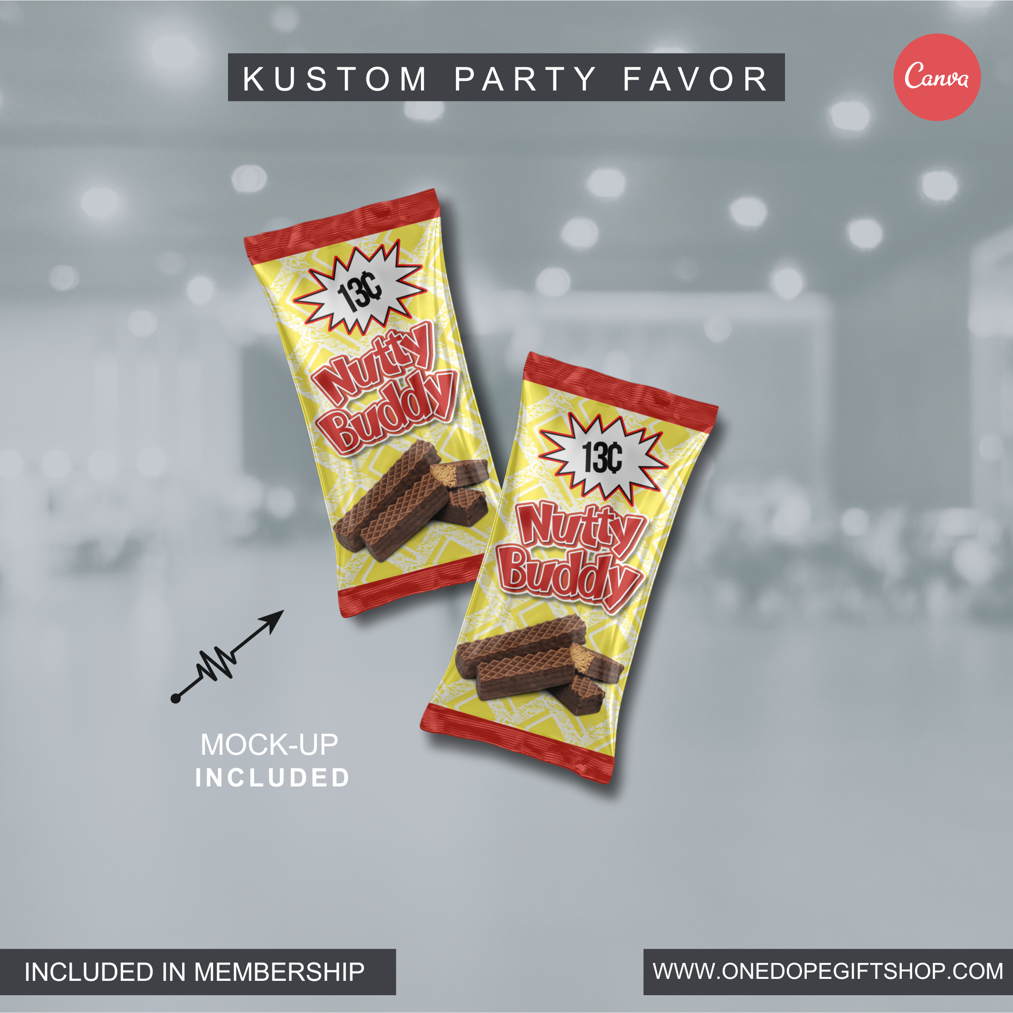 Nutty Cake Canva Template
