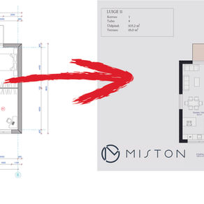 Real estate sales plan and digitalization of drawings