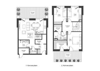 Grundriss für ein Immobilieninserat
