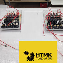 Assembly of panels and installation of switches