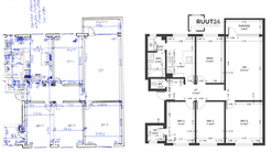 Digitalisering av en ritning på papper