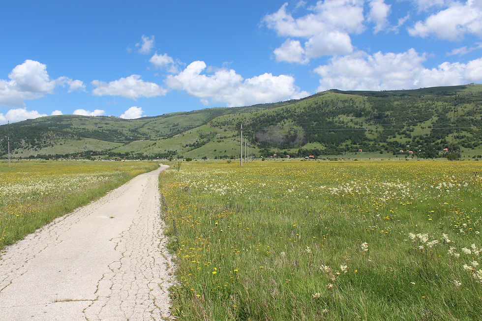 Панорама села Зебе, поглед са Павуља