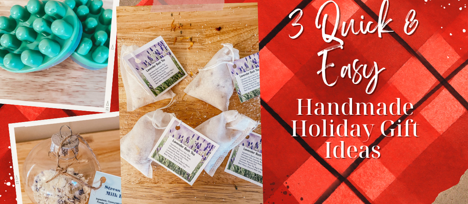 3 Easy & Affordable Handmade Gift Ideas