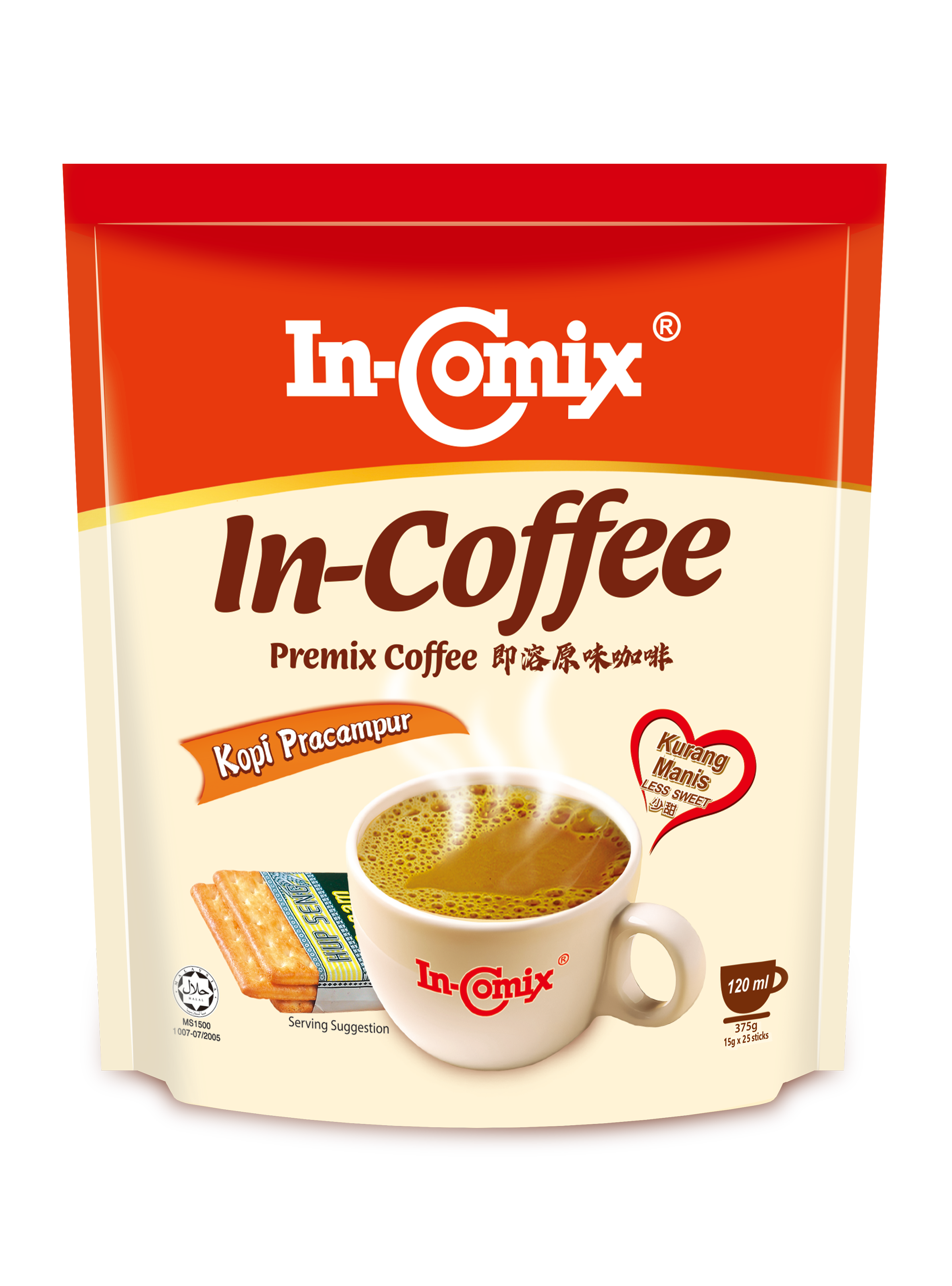 In-Coffee Premix Coffee Less Sweet