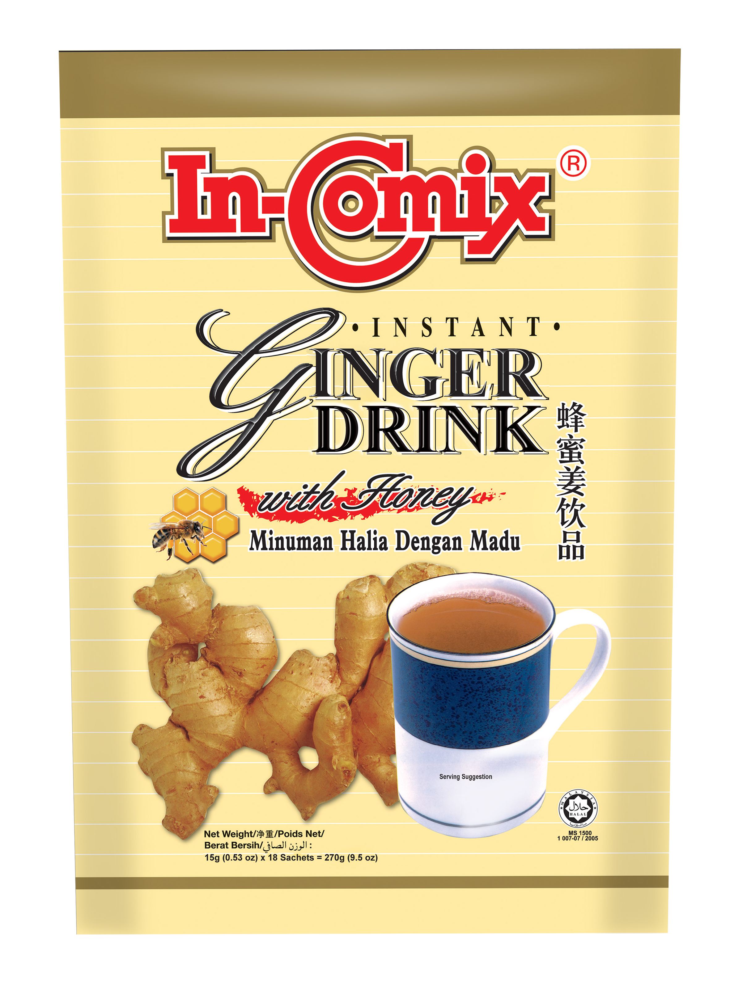 Instant Ginger Drink with Honey