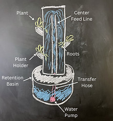 showcasing a bold and earthy design inspired by urban agriculture and community farming values."