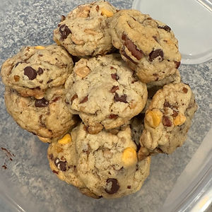 Triple Chunk Sourdough Cookies