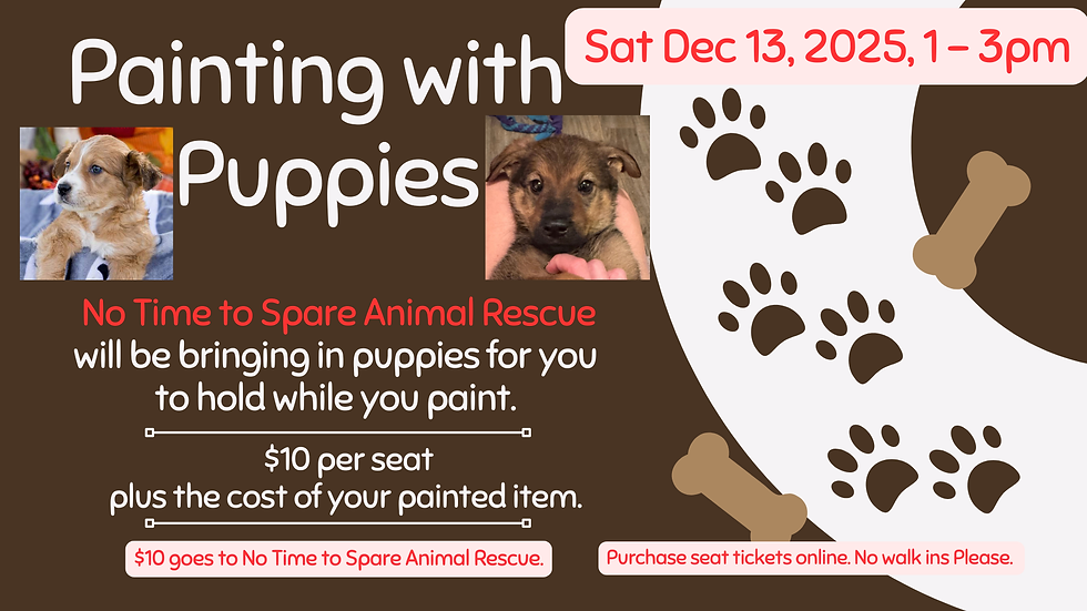 Painting with Puppies